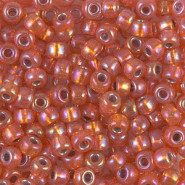 Miyuki seed beads 6/0 - Silverlined orange ab 6-1008